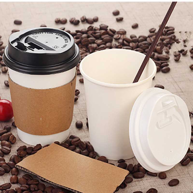 Kaffepapir kopp med lokk