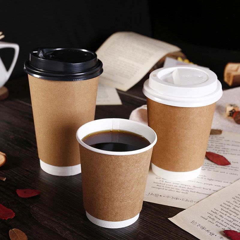 Paper Kraft Cups for varm og kald drikking