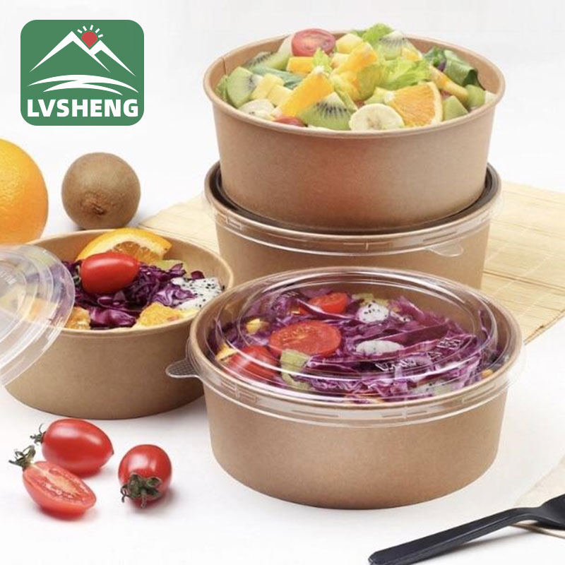 Takeaway grunne salatpapirbolle